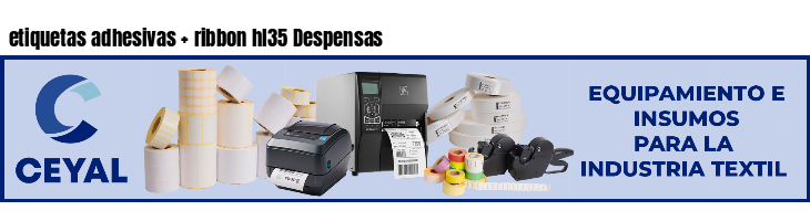 etiquetas adhesivas   ribbon hl35 Despensas