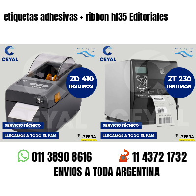 etiquetas adhesivas   ribbon hl35 Editoriales