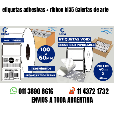 etiquetas adhesivas   ribbon hl35 Galerías de arte