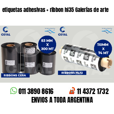 etiquetas adhesivas   ribbon hl35 Galerías de arte