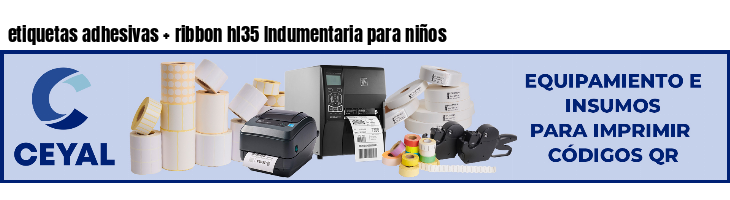etiquetas adhesivas   ribbon hl35 Indumentaria para niños