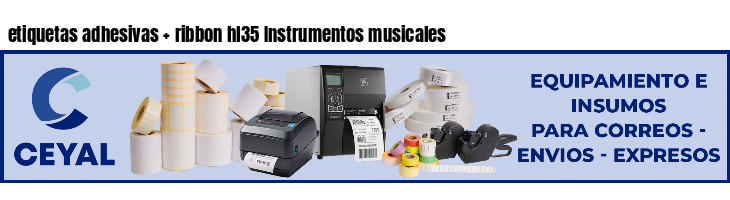 etiquetas adhesivas   ribbon hl35 Instrumentos musicales