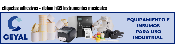 etiquetas adhesivas   ribbon hl35 Instrumentos musicales