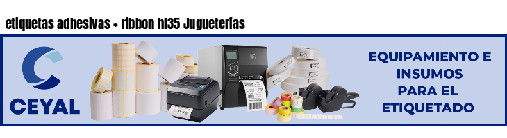 etiquetas adhesivas   ribbon hl35 Jugueterías