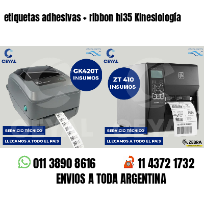 etiquetas adhesivas   ribbon hl35 Kinesiología
