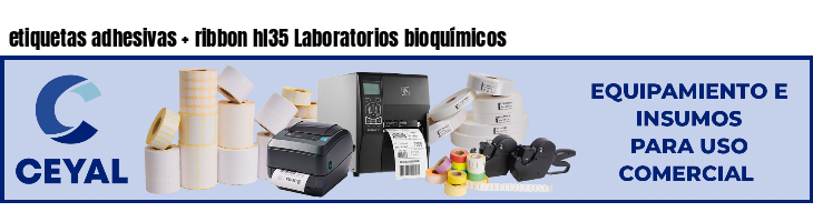 etiquetas adhesivas   ribbon hl35 Laboratorios bioquímicos