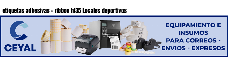 etiquetas adhesivas   ribbon hl35 Locales deportivos