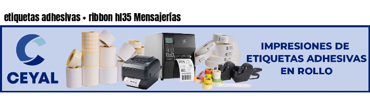 etiquetas adhesivas   ribbon hl35 Mensajerías