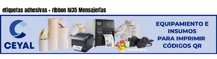 etiquetas adhesivas   ribbon hl35 Mensajerías