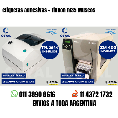 etiquetas adhesivas   ribbon hl35 Museos