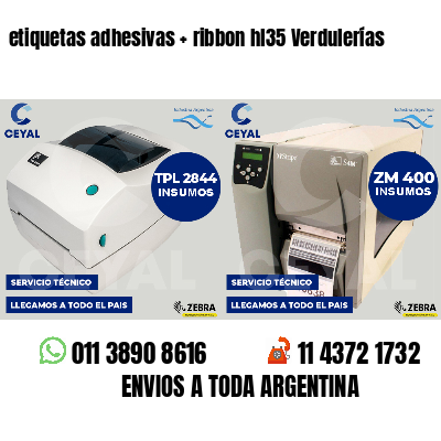 etiquetas adhesivas   ribbon hl35 Verdulerías