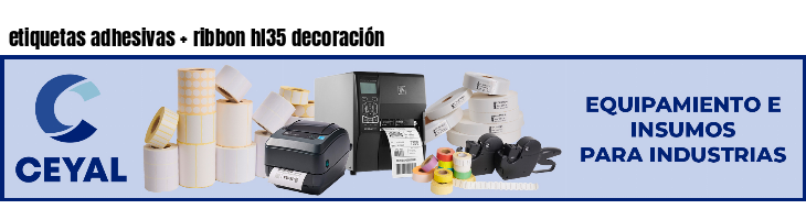 etiquetas adhesivas   ribbon hl35 decoración