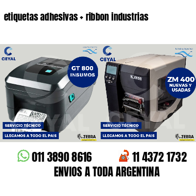 etiquetas adhesivas   ribbon industrias