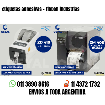 etiquetas adhesivas   ribbon industrias