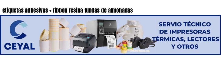 etiquetas adhesivas   ribbon resina fundas de almohadas