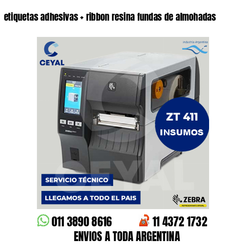 etiquetas adhesivas   ribbon resina fundas de almohadas
