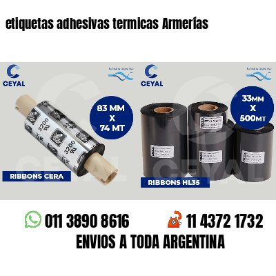 etiquetas adhesivas termicas Armerías