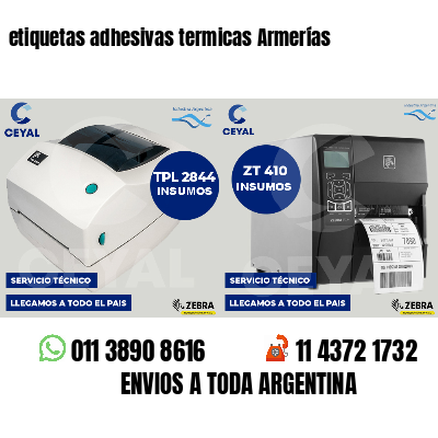etiquetas adhesivas termicas Armerías