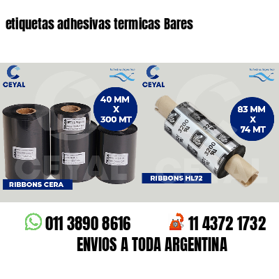 etiquetas adhesivas termicas Bares