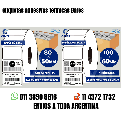 etiquetas adhesivas termicas Bares