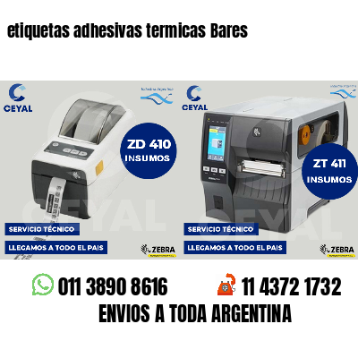 etiquetas adhesivas termicas Bares