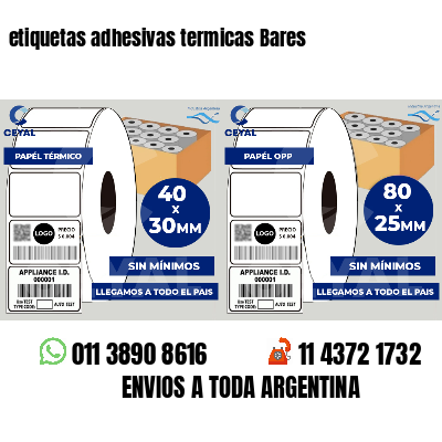 etiquetas adhesivas termicas Bares