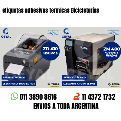 etiquetas adhesivas termicas Bicicleterías