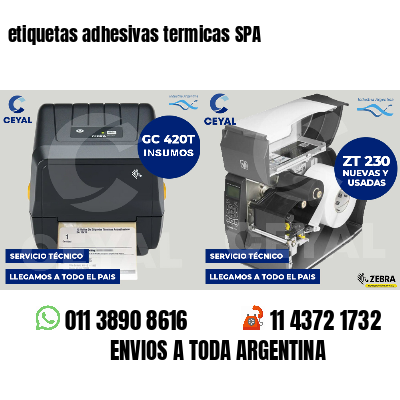 etiquetas adhesivas termicas SPA