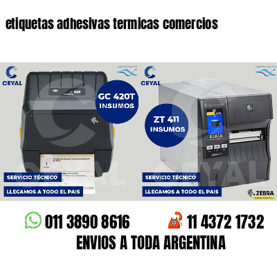 etiquetas adhesivas termicas comercios