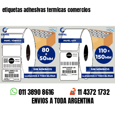 etiquetas adhesivas termicas comercios
