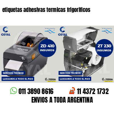 etiquetas adhesivas termicas frigorificos