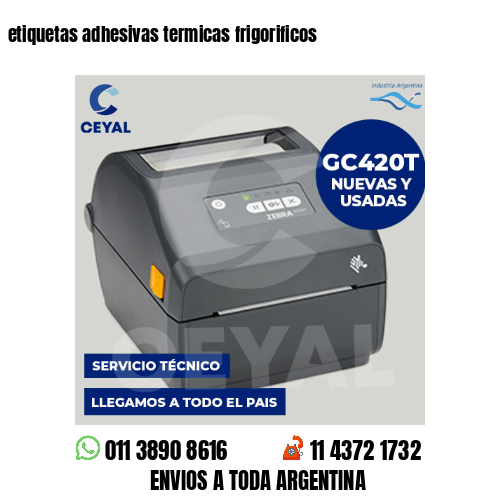etiquetas adhesivas termicas frigorificos