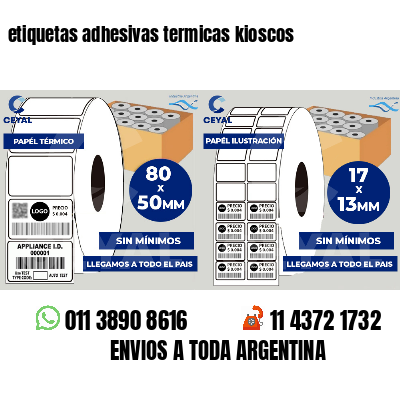 etiquetas adhesivas termicas kioscos