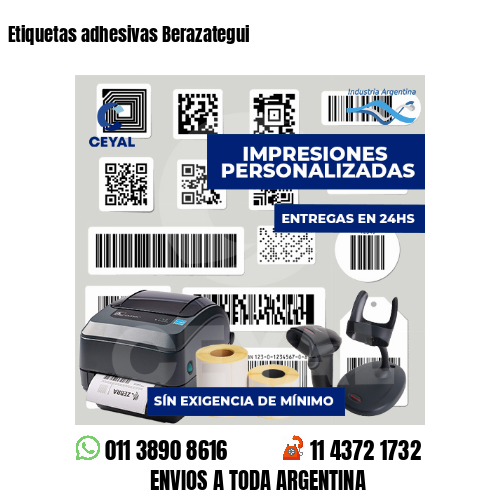 Etiquetas adhesivas Berazategui