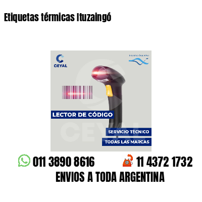 Etiquetas térmicas Ituzaingó