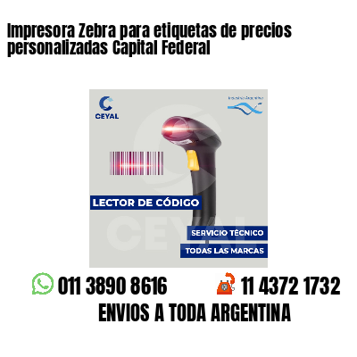 Impresora Zebra para etiquetas de precios personalizadas Capital Federal