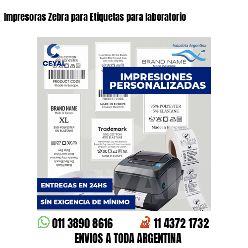 Impresoras Zebra para Etiquetas para laboratorio