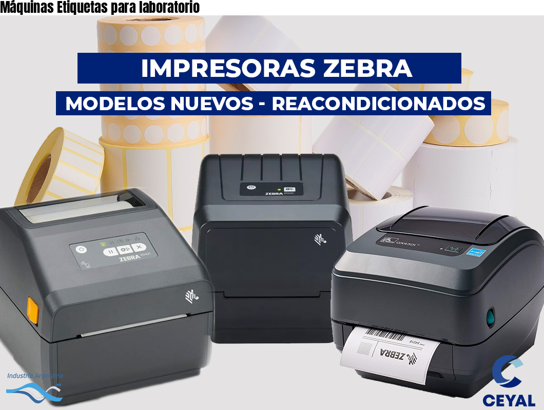 Máquinas Etiquetas para laboratorio
