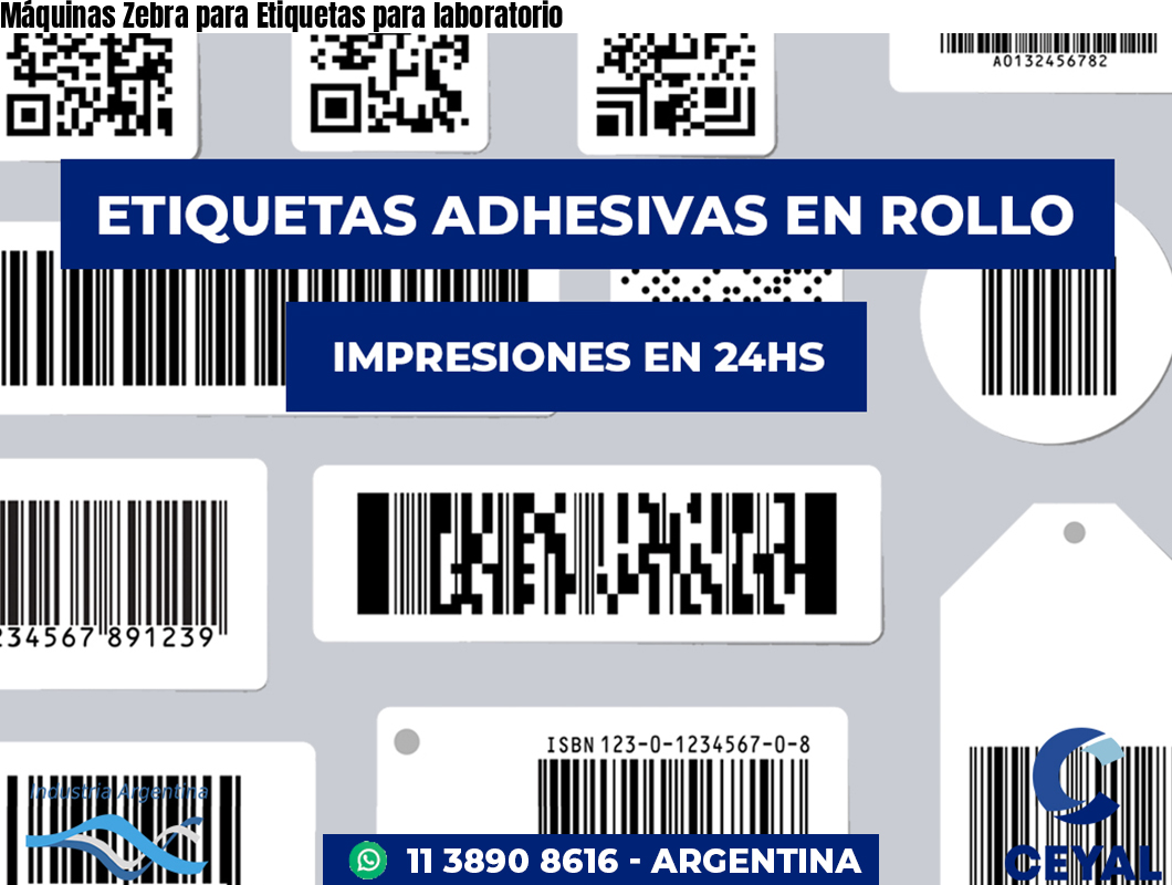 Máquinas Zebra para Etiquetas para laboratorio