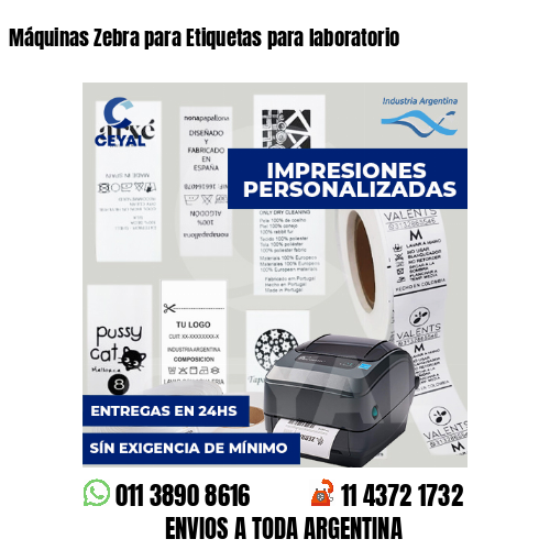 Máquinas Zebra para Etiquetas para laboratorio