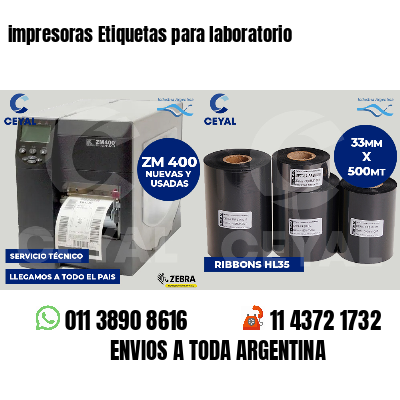 impresoras Etiquetas para laboratorio
