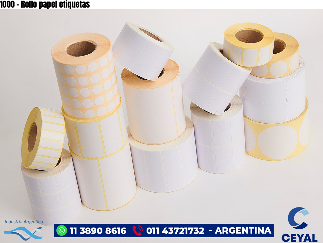 1000 – Rollo papel etiquetas
