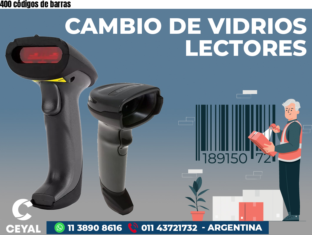 400 códigos de barras