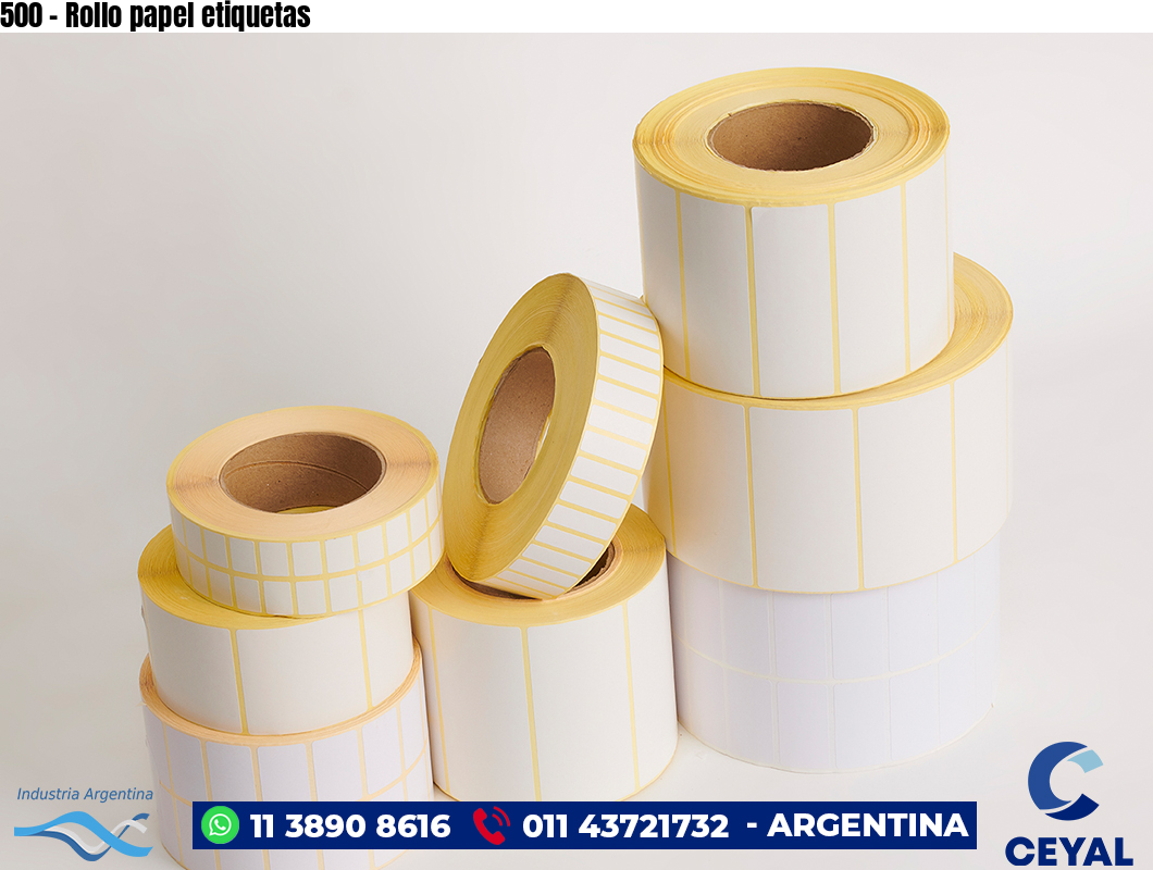 500 - Rollo papel etiquetas