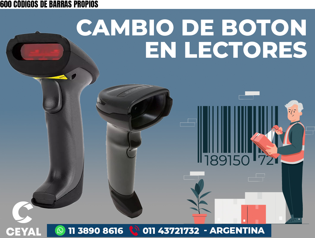 600 CÓDIGOS DE BARRAS PROPIOS