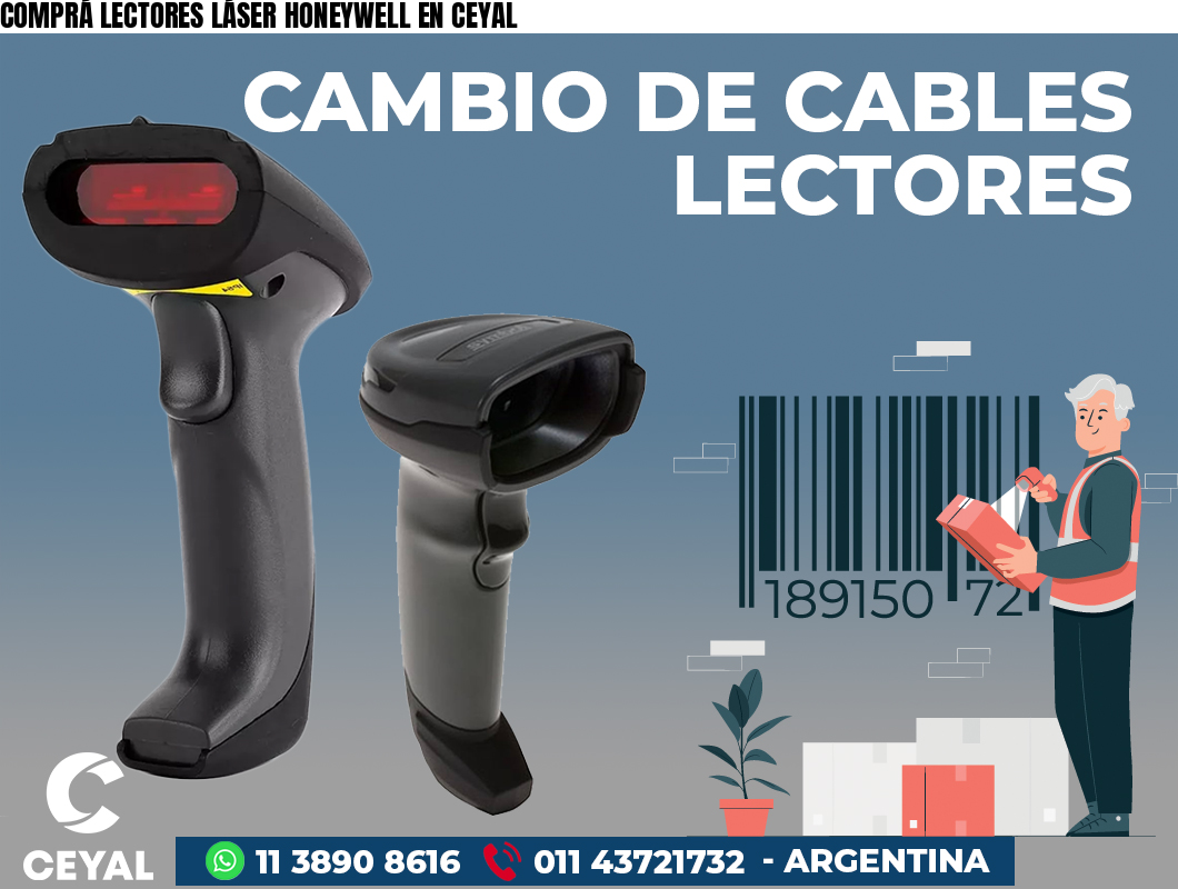 COMPRÁ LECTORES LÁSER HONEYWELL EN CEYAL