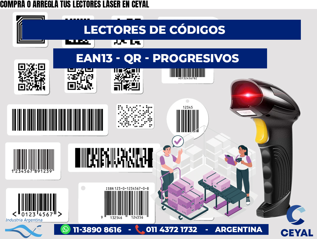 COMPRÁ O ARREGLÁ TUS LECTORES LÁSER EN CEYAL