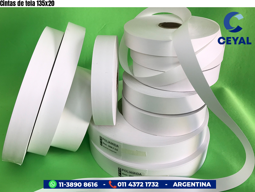 Cintas de tela 135×20