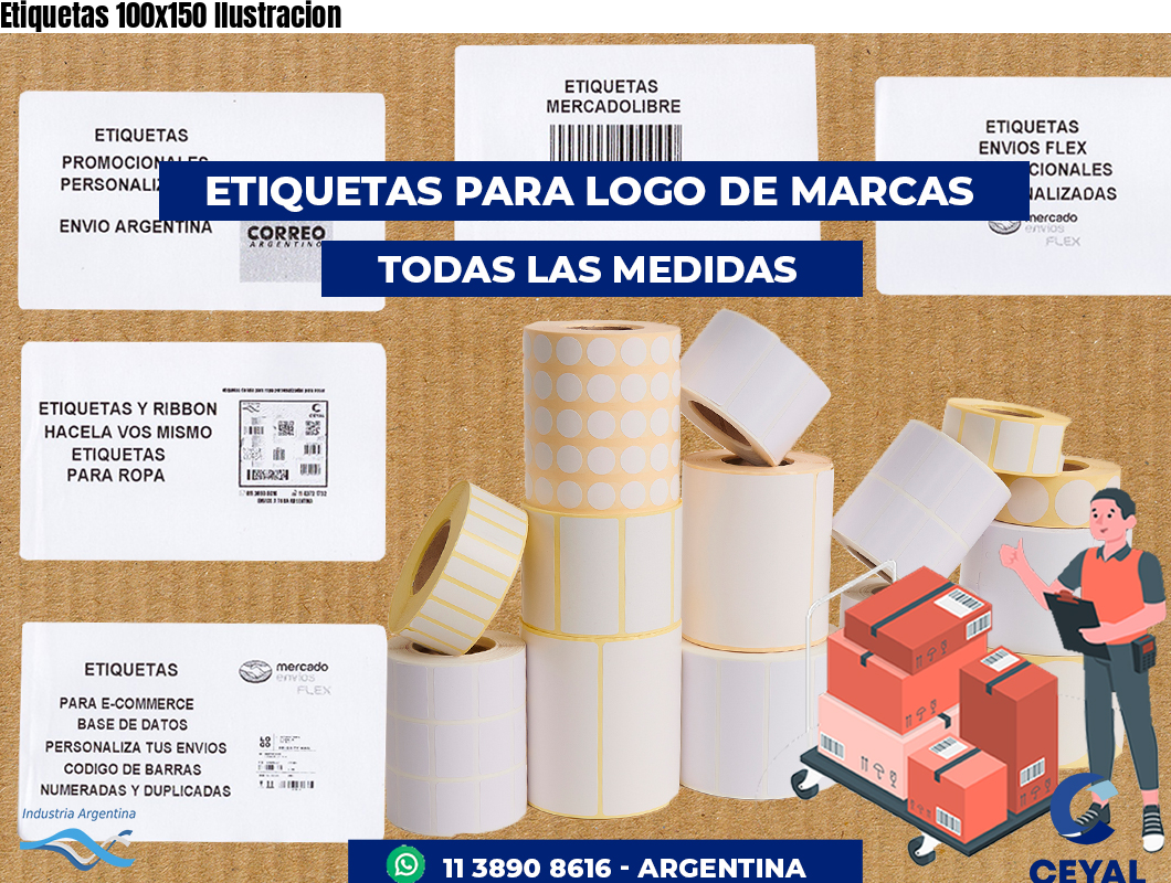 Etiquetas 100x150 Ilustracion