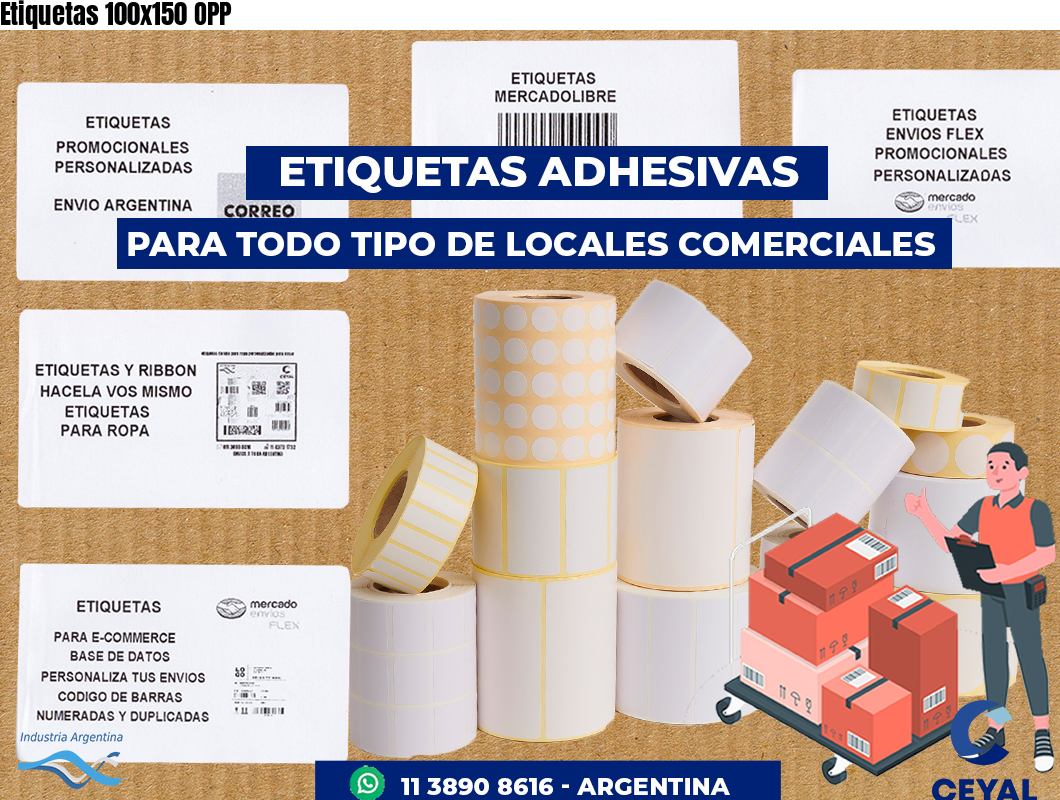 Etiquetas 100x150 OPP
